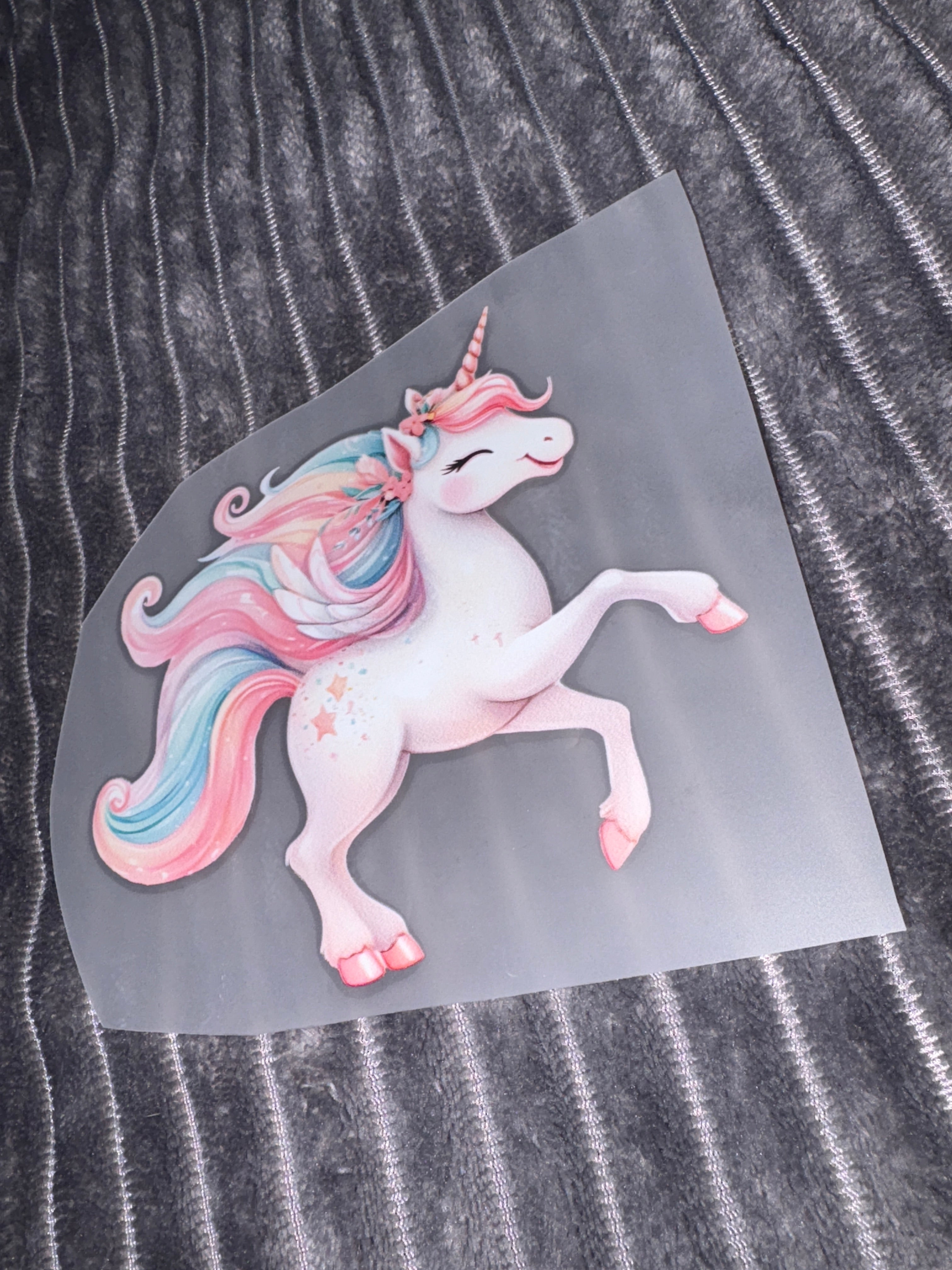 Einhorn Bügelbild