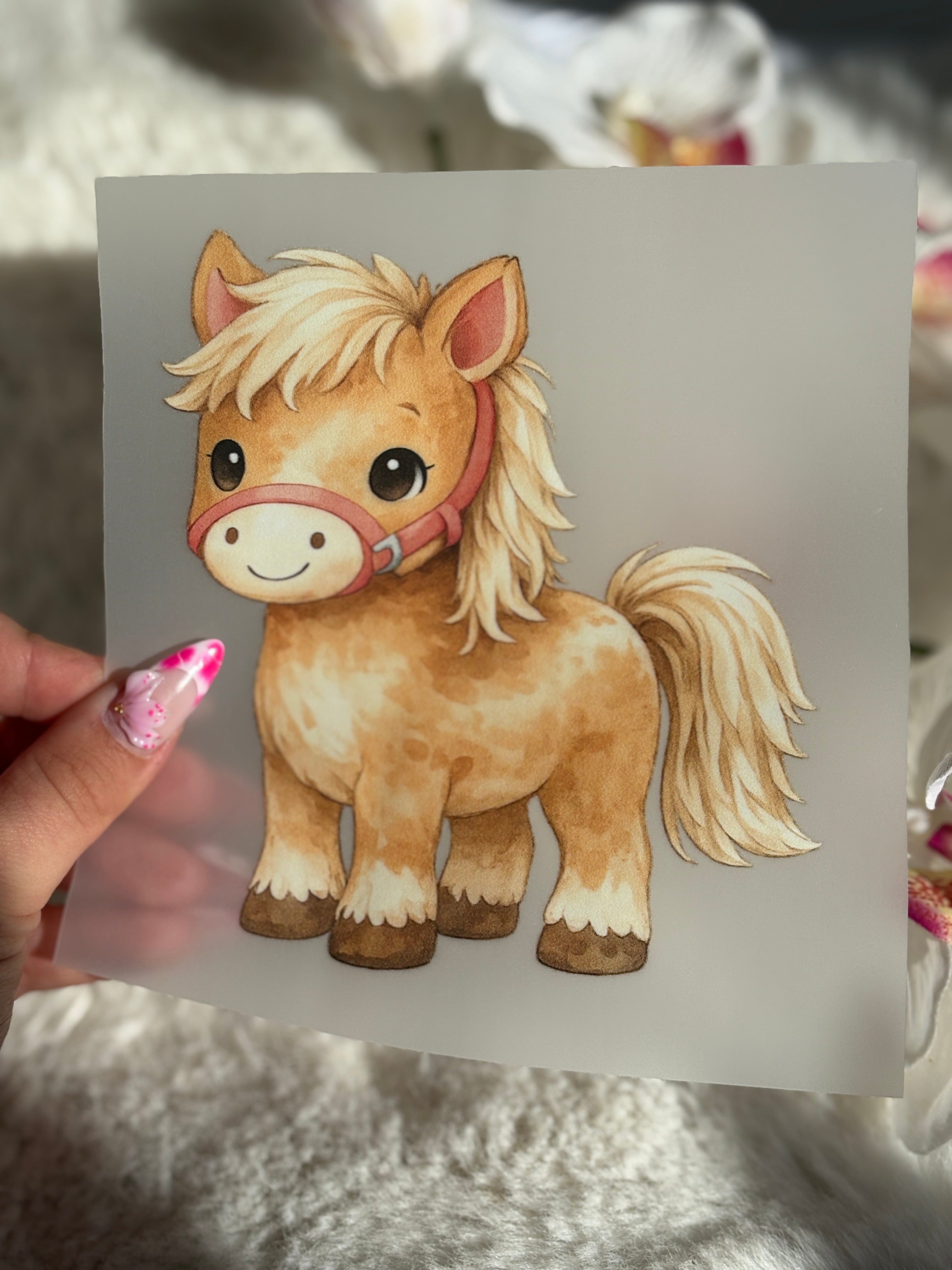 Pferd Bügelbild