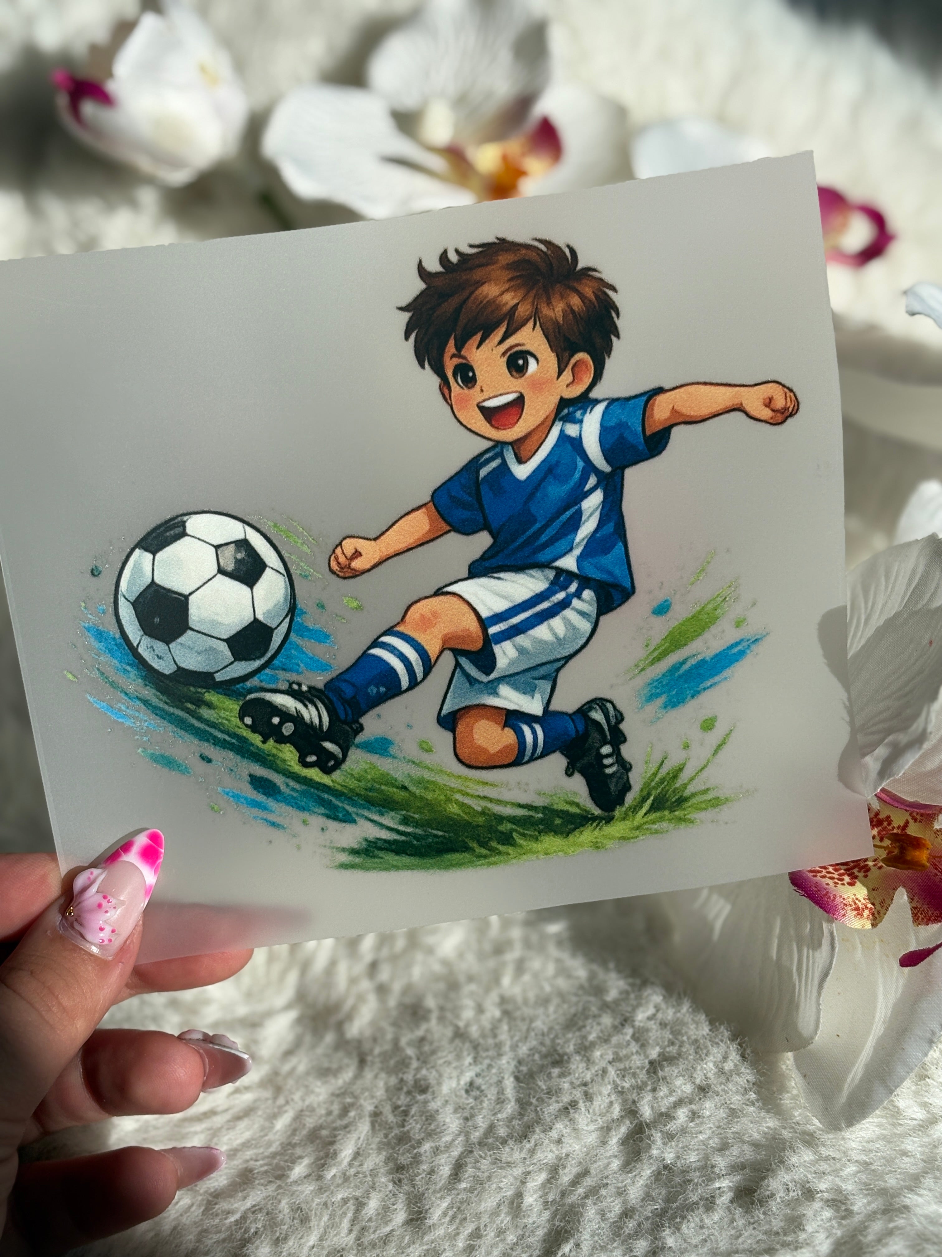 Fußball Bügelbild