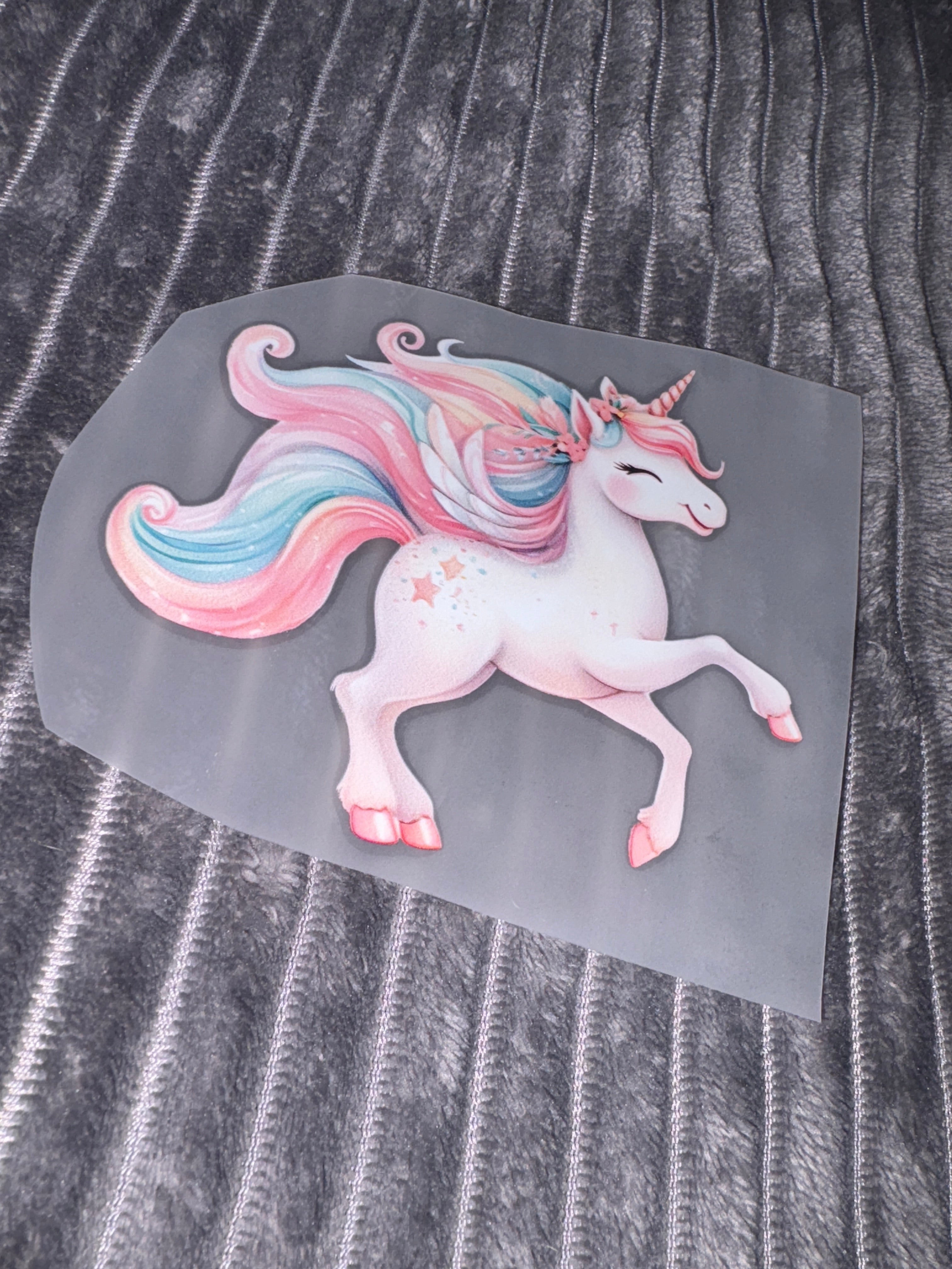 Einhorn Bügelbild
