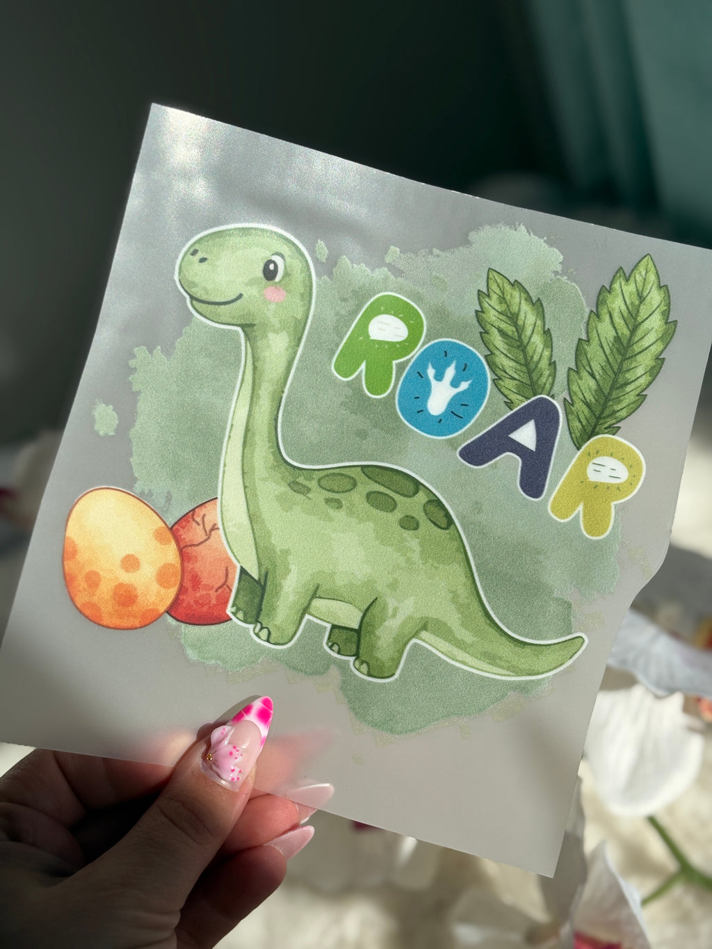 Dino Bügelbild