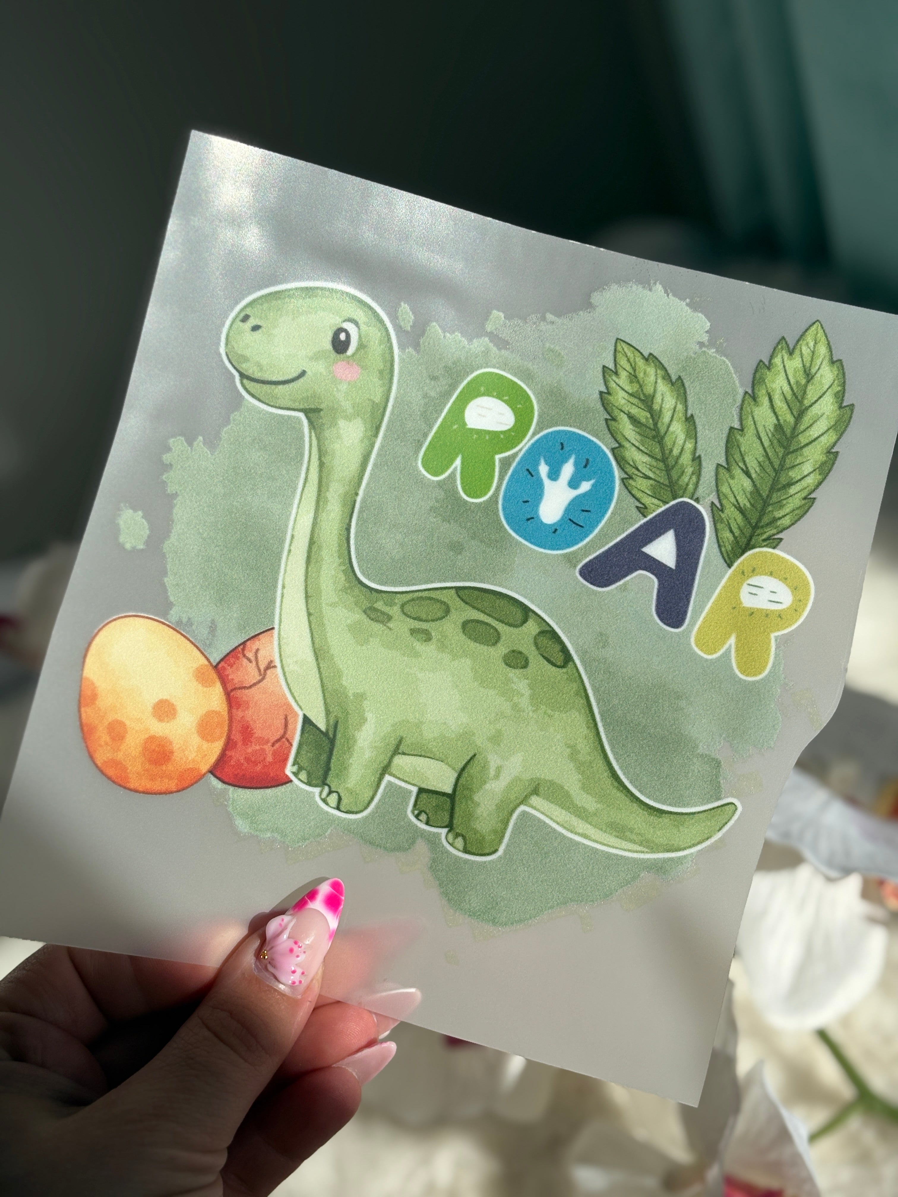 Dino Bügelbild