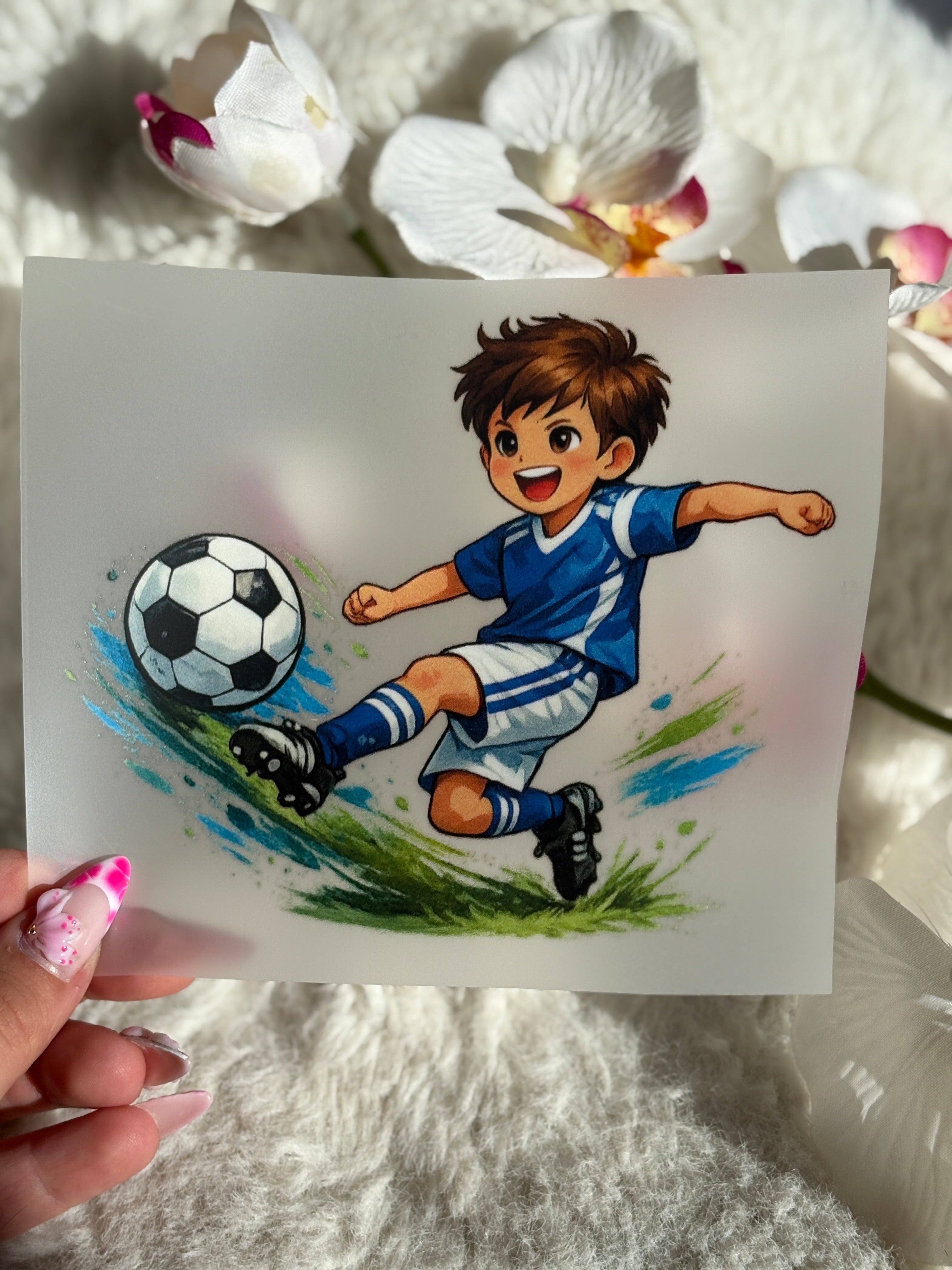 Fußball Bügelbild