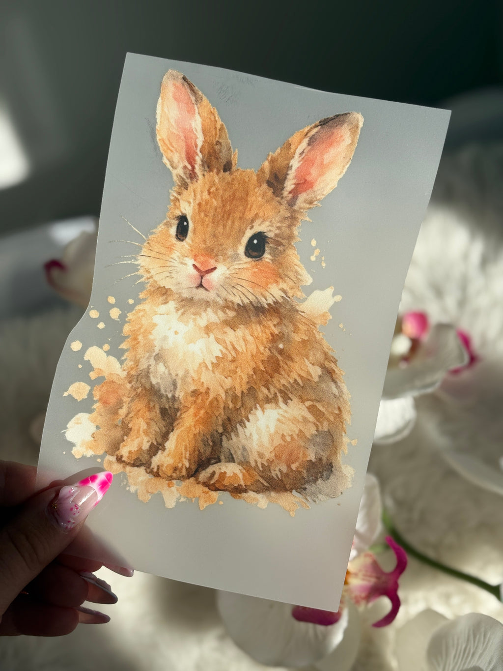 Hasen Bügelbild
