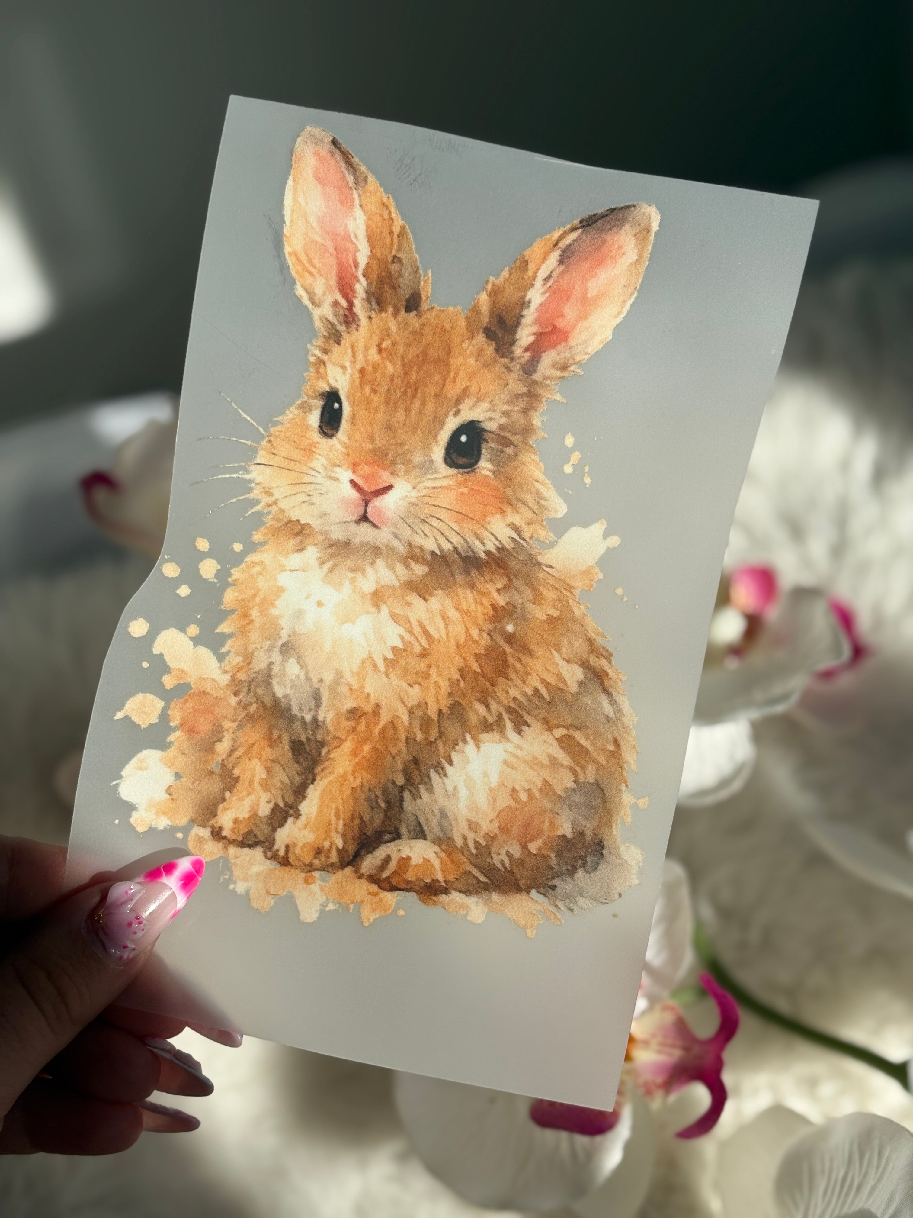 Hasen Bügelbild
