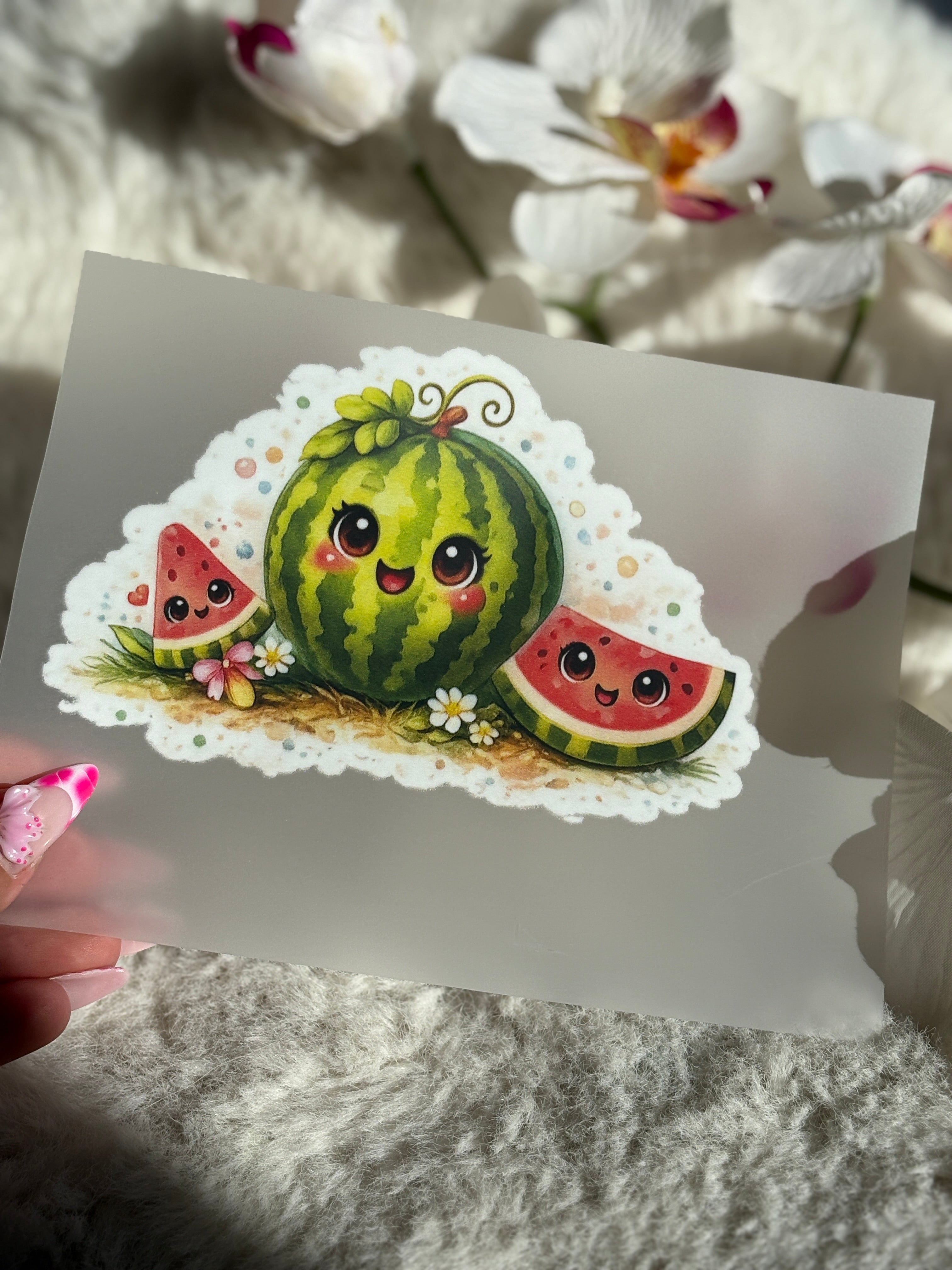 Melonen Bügelbild