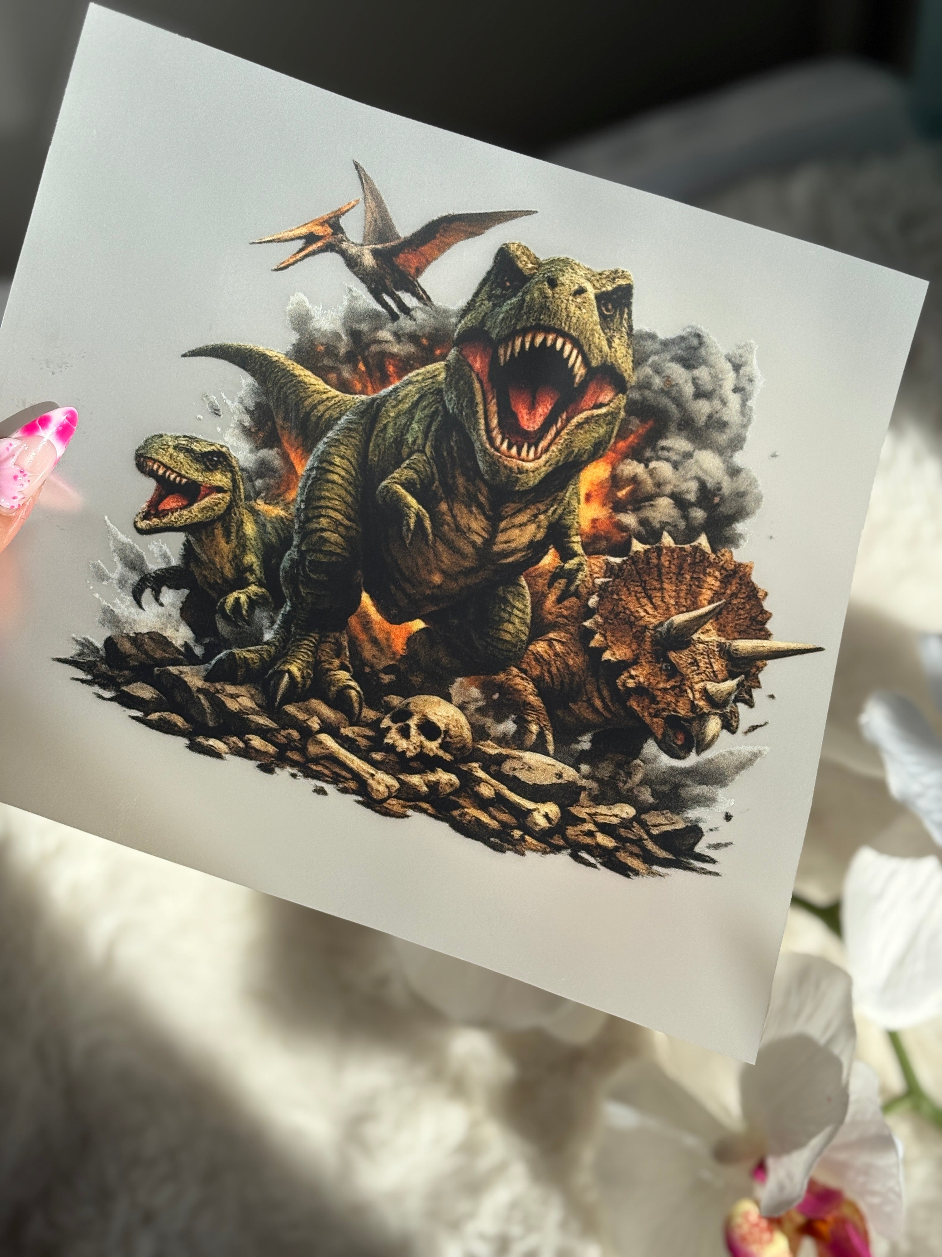 Dinosaurier Bügelbild
