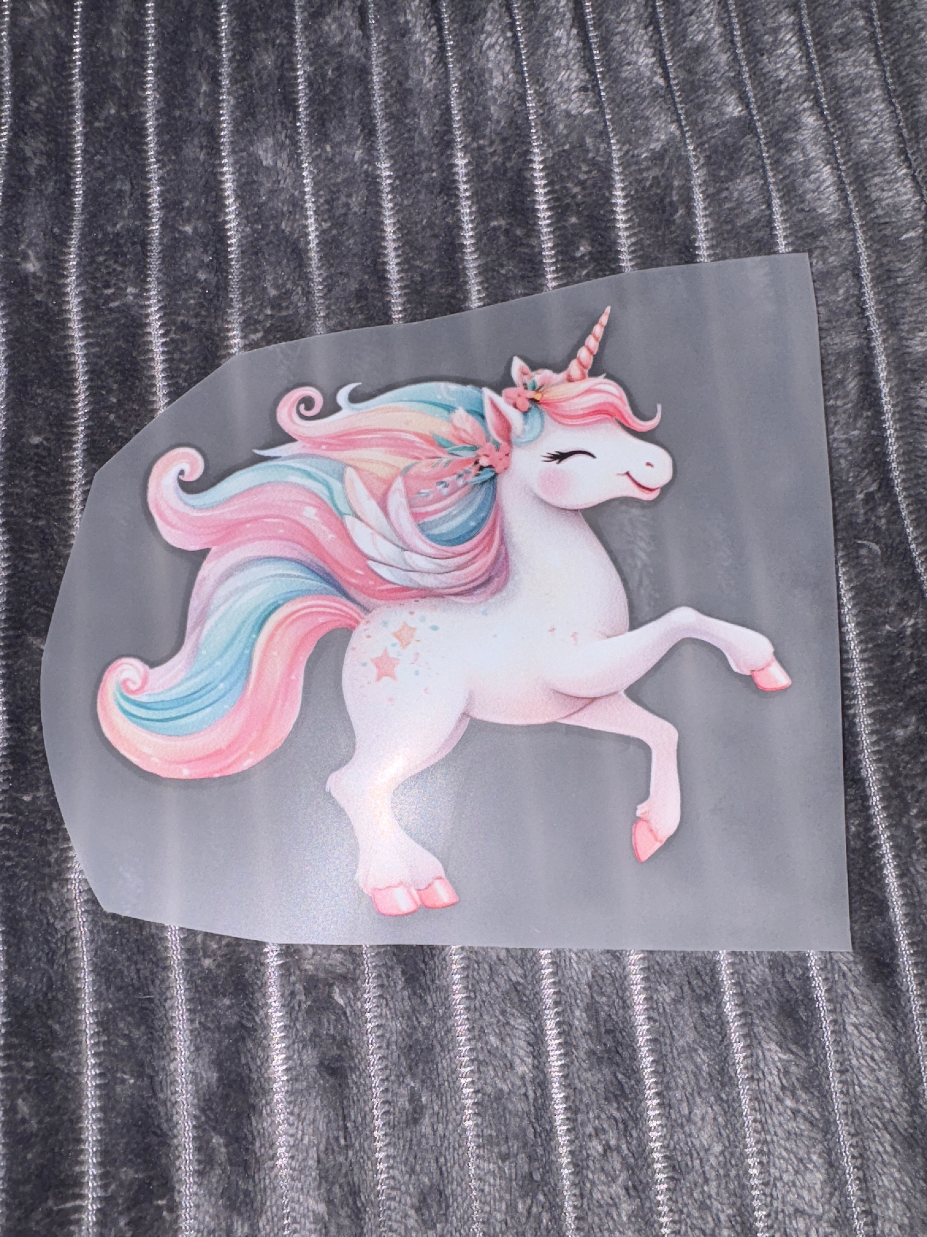 Einhorn Bügelbild