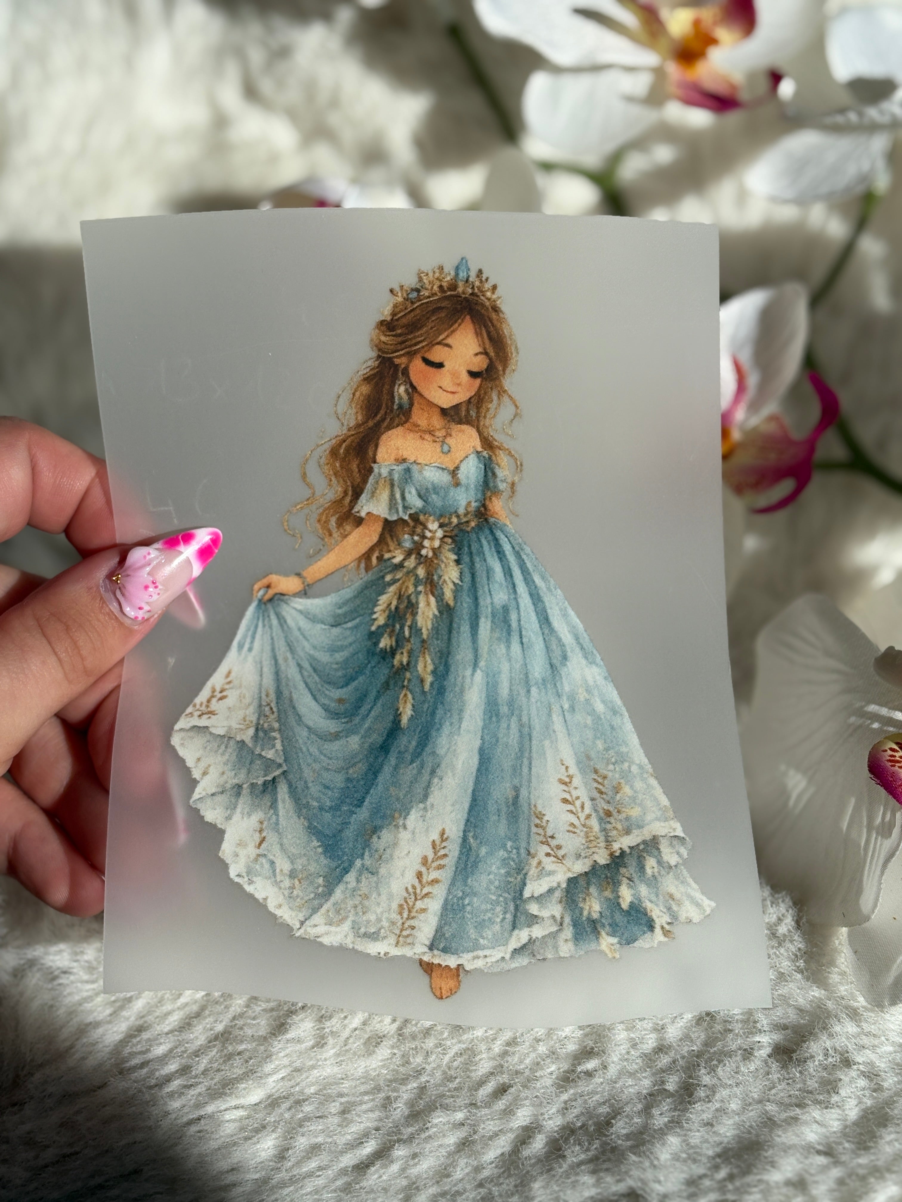 Prinzessin Mia Bügelbild