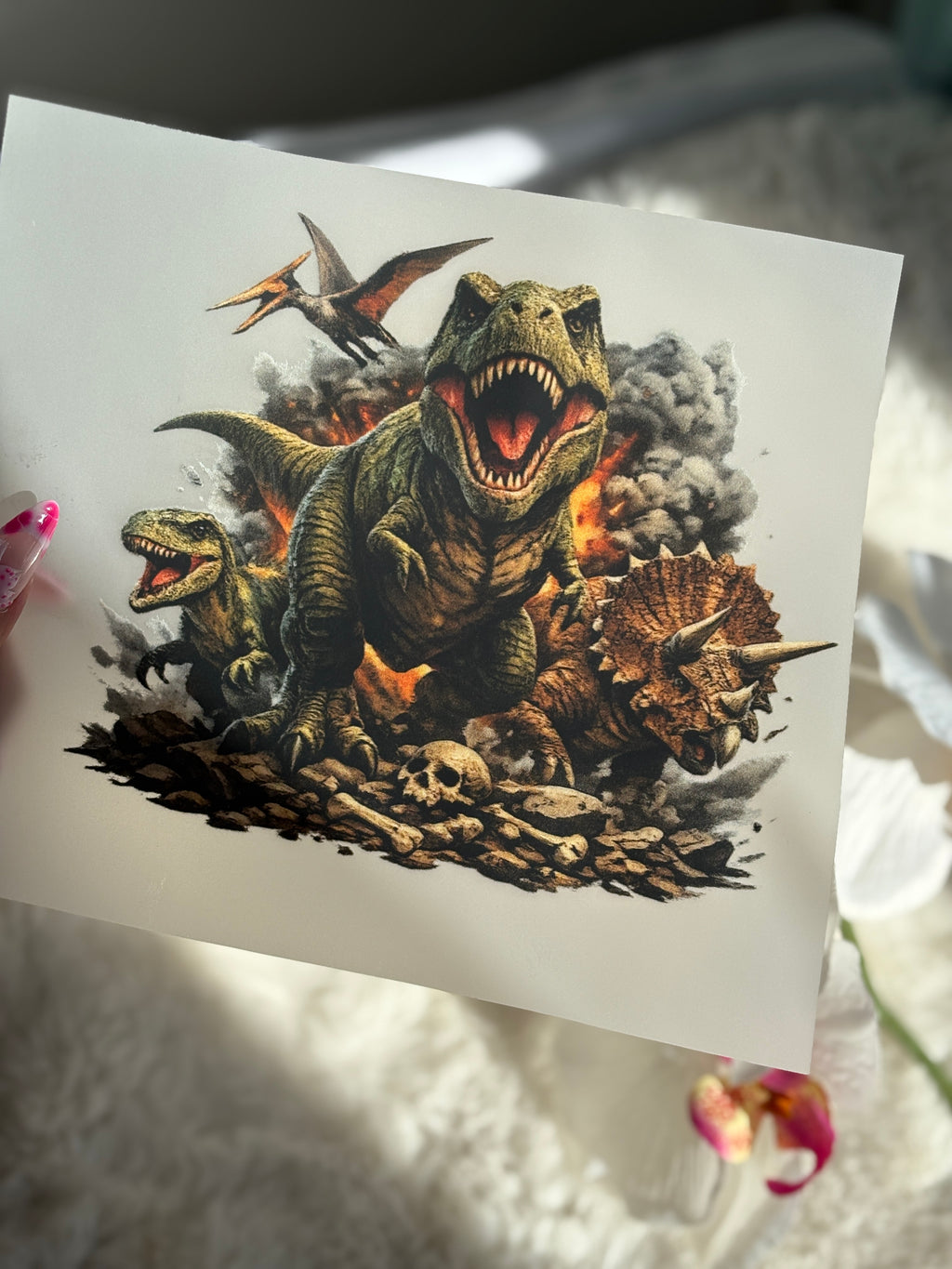 Dinosaurier Bügelbild