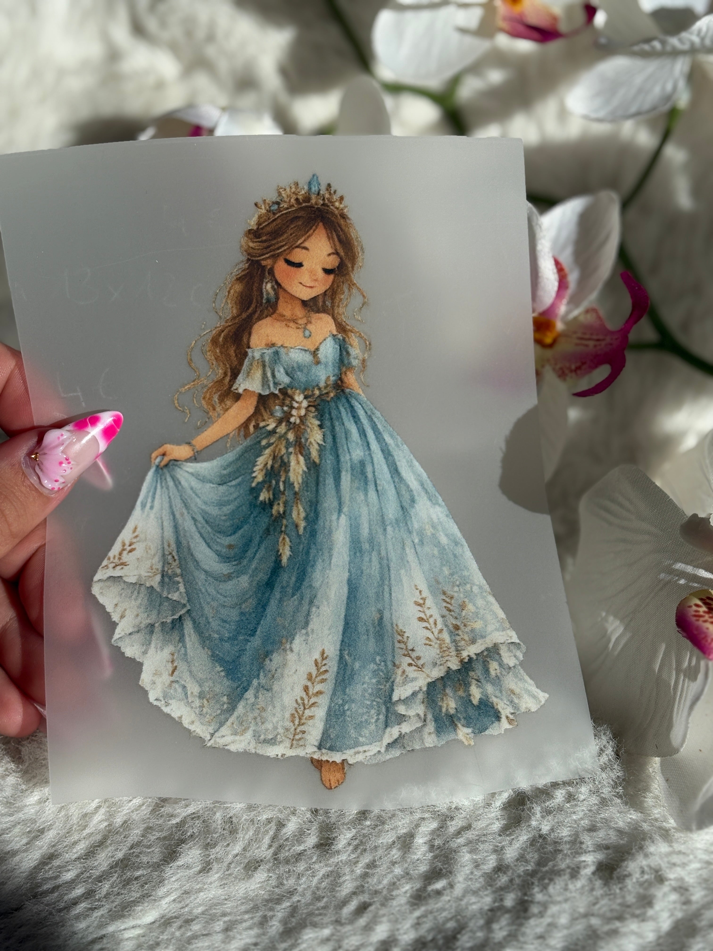 Prinzessin Mia Bügelbild