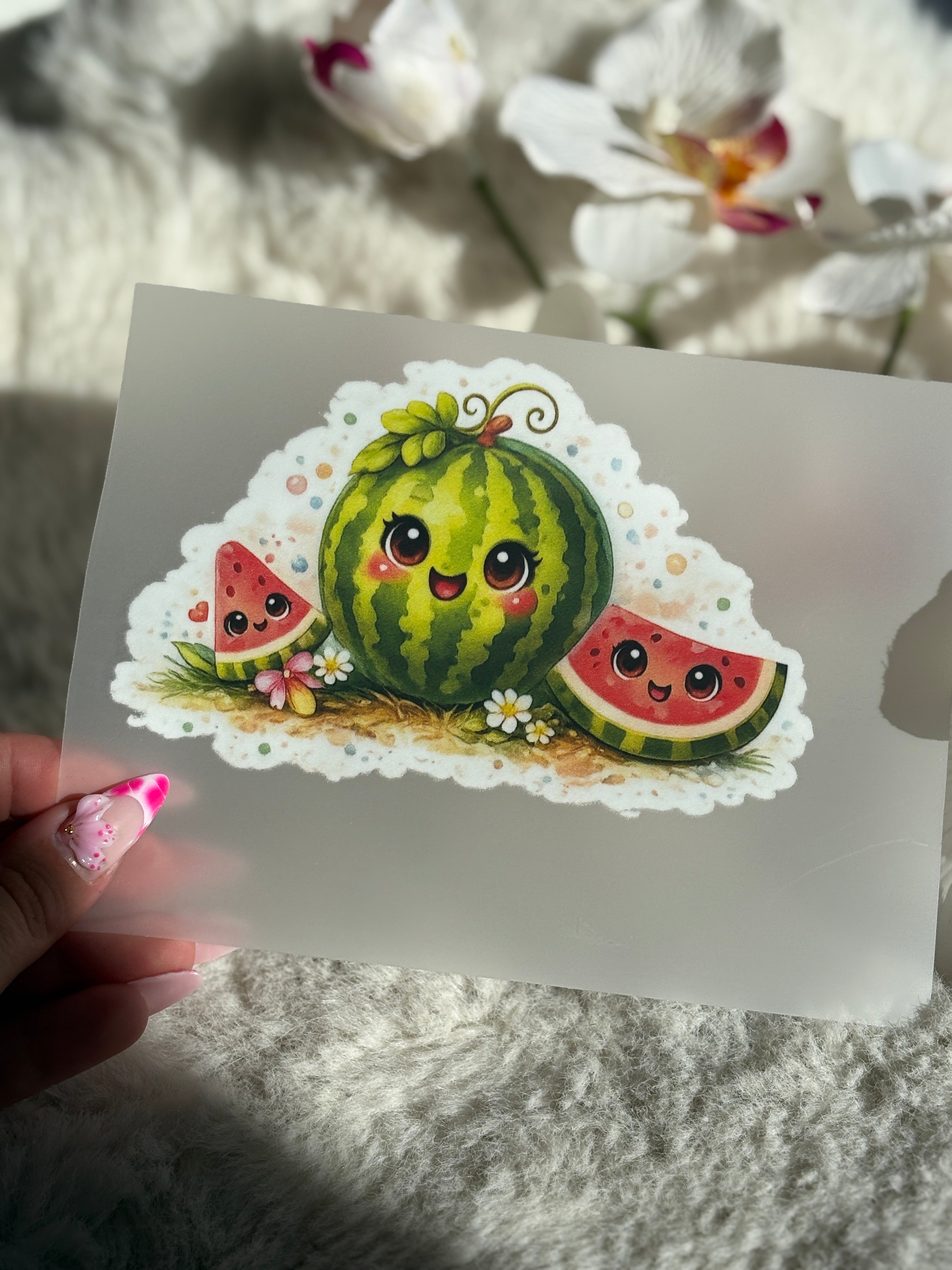 Melonen Bügelbild